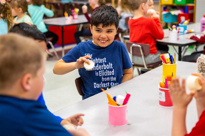 Heritage Elementary kindergartners explore history